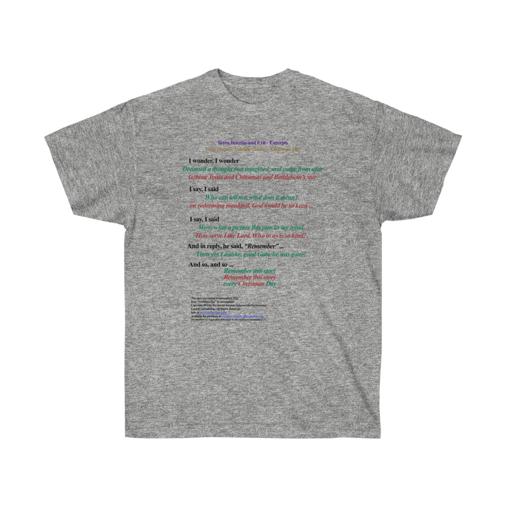 Intro, Interim and Exit - Excerpts (Christmas Day) - Tee Shirt - Image 2