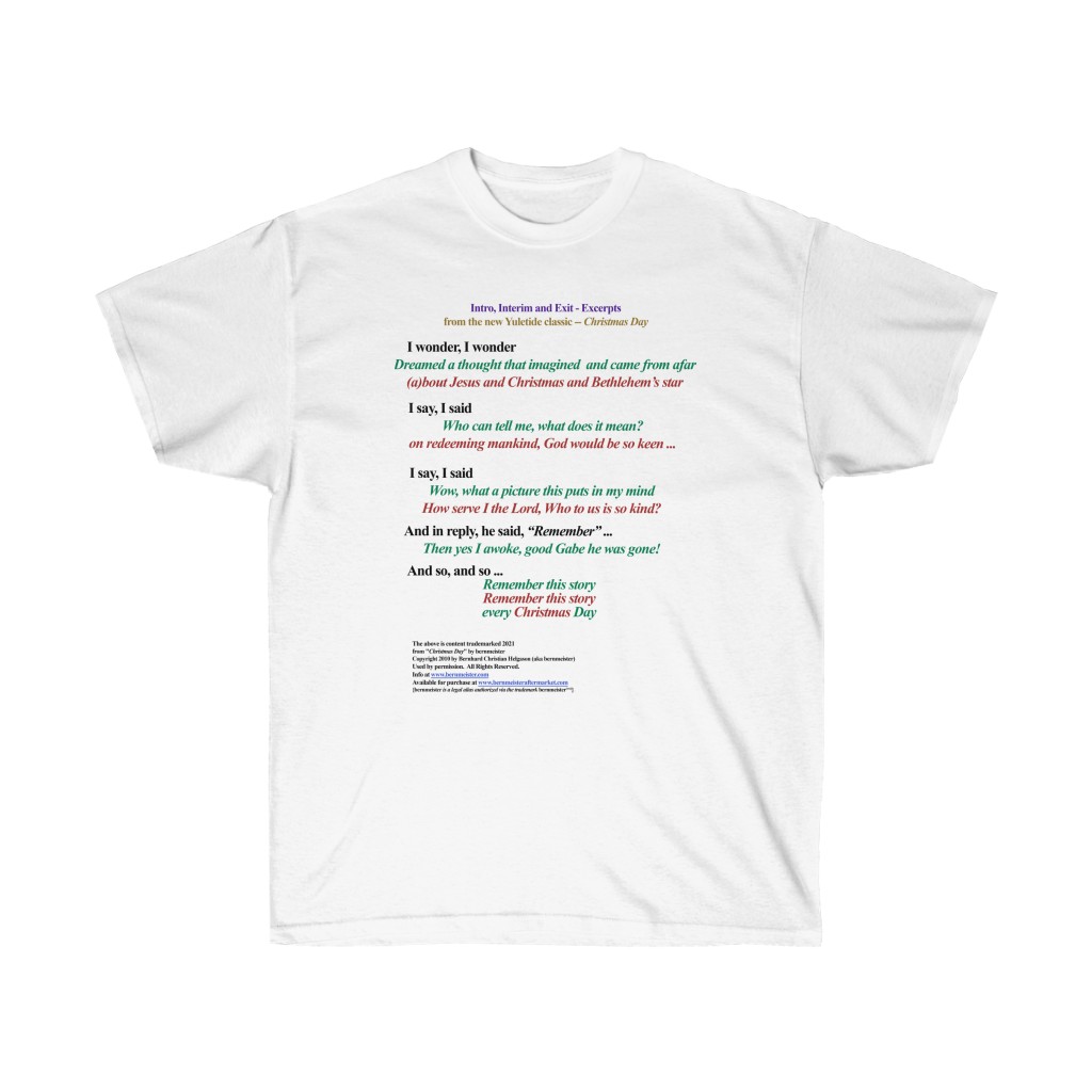 Intro, Interim and Exit - Excerpts (Christmas Day) - Tee Shirt